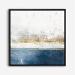 Shop Golden Horizon II (Square) Canvas Print a painted abstract themed framed canvas wall art print from The Print Emporium artwork collection - Buy Australian made fine art painting style stretched canvas prints for the home and your interior decor space, TPE-PC-PI509-CA-40X40-NF