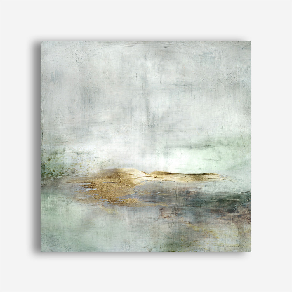 Shop Golden Horizon (Square) Canvas Print a painted abstract themed framed canvas wall art print from The Print Emporium artwork collection - Buy Australian made fine art painting style stretched canvas prints for the home and your interior decor space, TPE-DH-162-CA-40X40-NF