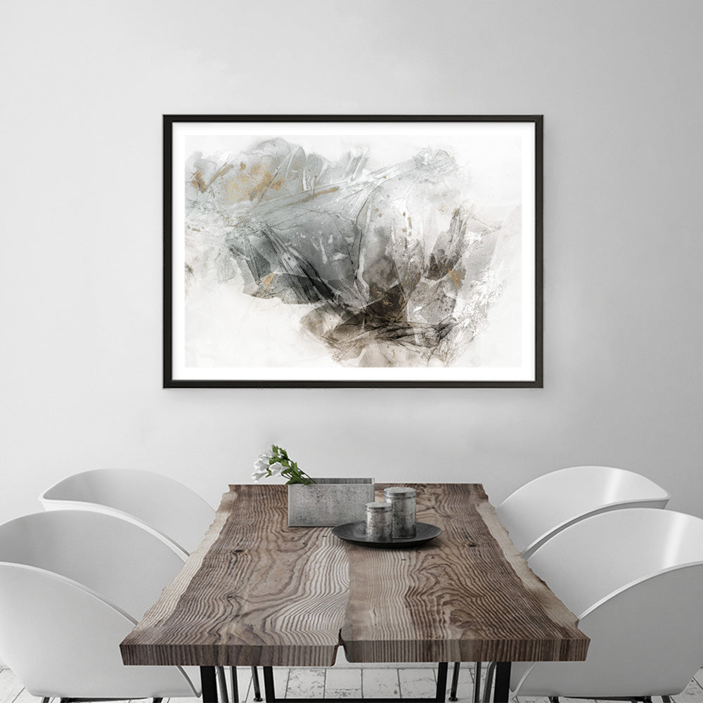 Shop Golden Intertwine Art Print a painted abstract themed wall art print from The Print Emporium wall artwork collection - Buy Australian made fine art painting style poster and framed prints for the home and your interior decor room, TPE-PC-PI507-AP