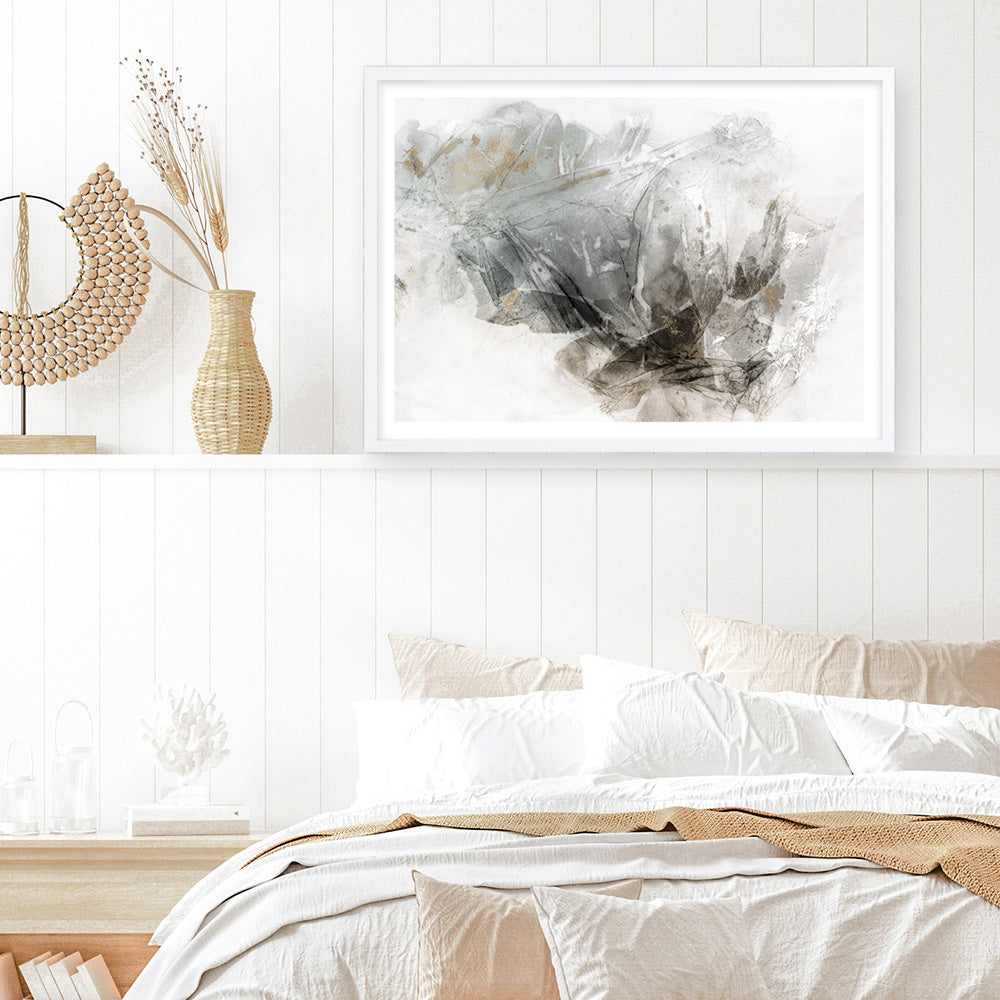 Shop Golden Intertwine Art Print a painted abstract themed wall art print from The Print Emporium wall artwork collection - Buy Australian made fine art painting style poster and framed prints for the home and your interior decor room, TPE-PC-PI507-AP