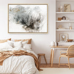 Shop Golden Intertwine Canvas Print a painted abstract themed framed canvas wall art print from The Print Emporium artwork collection - Buy Australian made fine art painting style stretched canvas prints for the home and your interior decor space, TPE-PC-PI507-CA-35X46-NF