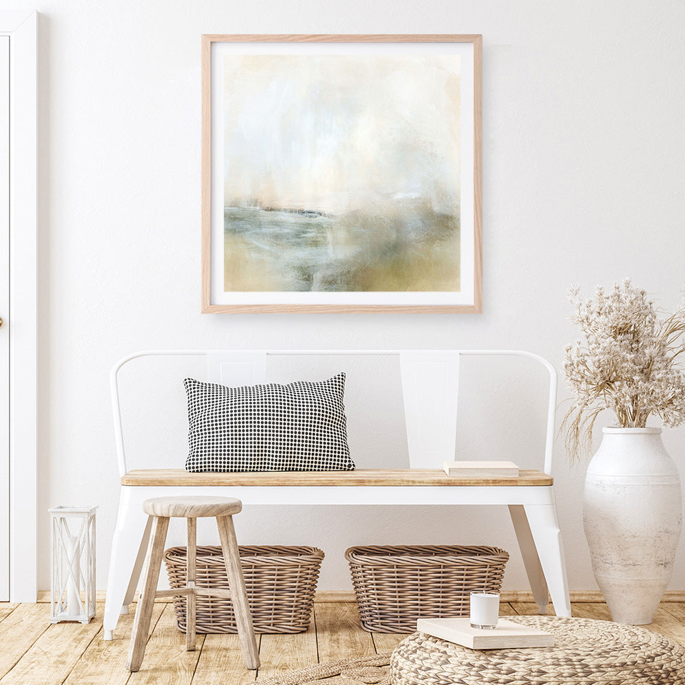 Shop Golden (Square) Art Print a painted abstract themed wall art print from The Print Emporium wall artwork collection - Buy Australian made fine art painting style poster and framed prints for the home and your interior decor room, TPE-DH-163-AP
