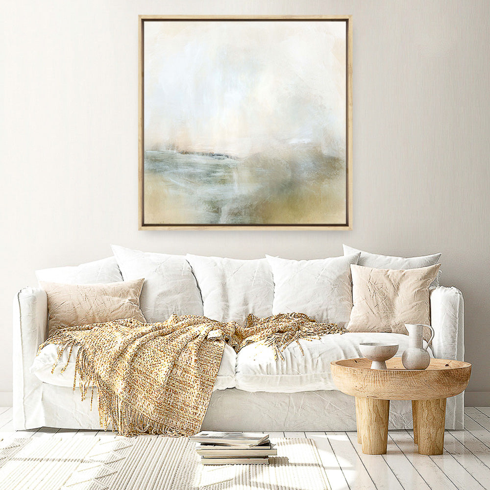 Shop Golden (Square) Canvas Print a painted abstract themed framed canvas wall art print from The Print Emporium artwork collection - Buy Australian made fine art painting style stretched canvas prints for the home and your interior decor space, TPE-DH-163-CA-40X40-NF