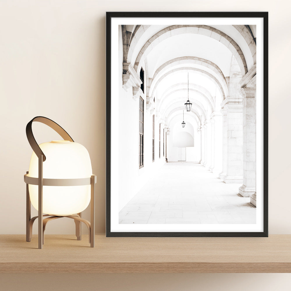 Shop Grand Hallway Photo Art Print a Moroccan desert boho themed photography wall art print from The Print Emporium wall artwork collection - Buy Australian made fine art poster and framed prints for the home and your interior decor room, TPE-1118-AP