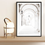 Shop Grand Hallway Photo Art Print a Moroccan desert boho themed photography wall art print from The Print Emporium wall artwork collection - Buy Australian made fine art poster and framed prints for the home and your interior decor room, TPE-1118-AP