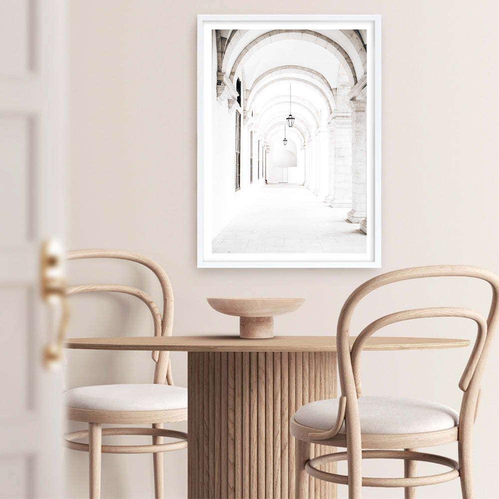 Shop Grand Hallway Photo Art Print a Moroccan desert boho themed photography wall art print from The Print Emporium wall artwork collection - Buy Australian made fine art poster and framed prints for the home and your interior decor room, TPE-1118-AP