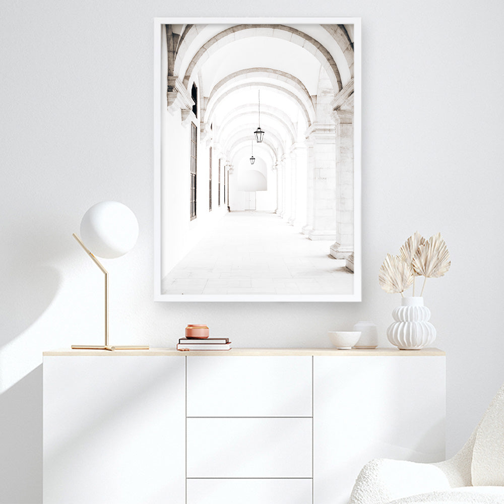 Shop Grand Hallway Photo Art Print a Moroccan desert boho themed photography wall art print from The Print Emporium wall artwork collection - Buy Australian made fine art poster and framed prints for the home and your interior decor room, TPE-1118-AP