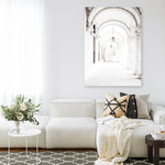 Shop Grand Hallway Photo Canvas Print a Moroccan desert boho themed photography framed stretched canvas print from The Print Emporium wall artwork collection - Buy Australian made prints for the home and your interior decor space, TPE-1118-CA-35X46-NF