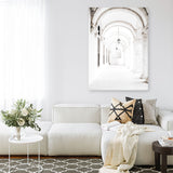 Shop Grand Hallway Photo Canvas Print a Moroccan desert boho themed photography framed stretched canvas print from The Print Emporium wall artwork collection - Buy Australian made prints for the home and your interior decor space, TPE-1118-CA-35X46-NF