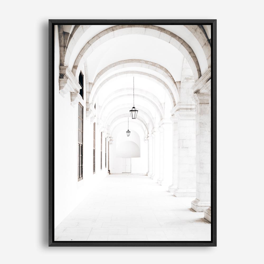 Shop Grand Hallway Photo Canvas Print a Moroccan desert boho themed photography framed stretched canvas print from The Print Emporium wall artwork collection - Buy Australian made prints for the home and your interior decor space, TPE-1118-CA-35X46-NF