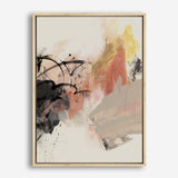 Shop Grapefruit I Canvas Print a painted abstract themed framed canvas wall art print from The Print Emporium artwork collection - Buy Australian made fine art painting style stretched canvas prints for the home and your interior decor space, TPE-PC-PI450-CA-35X46-NF