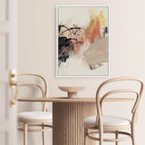 Shop Grapefruit I Canvas Print a painted abstract themed framed canvas wall art print from The Print Emporium artwork collection - Buy Australian made fine art painting style stretched canvas prints for the home and your interior decor space, TPE-PC-PI450-CA-35X46-NF