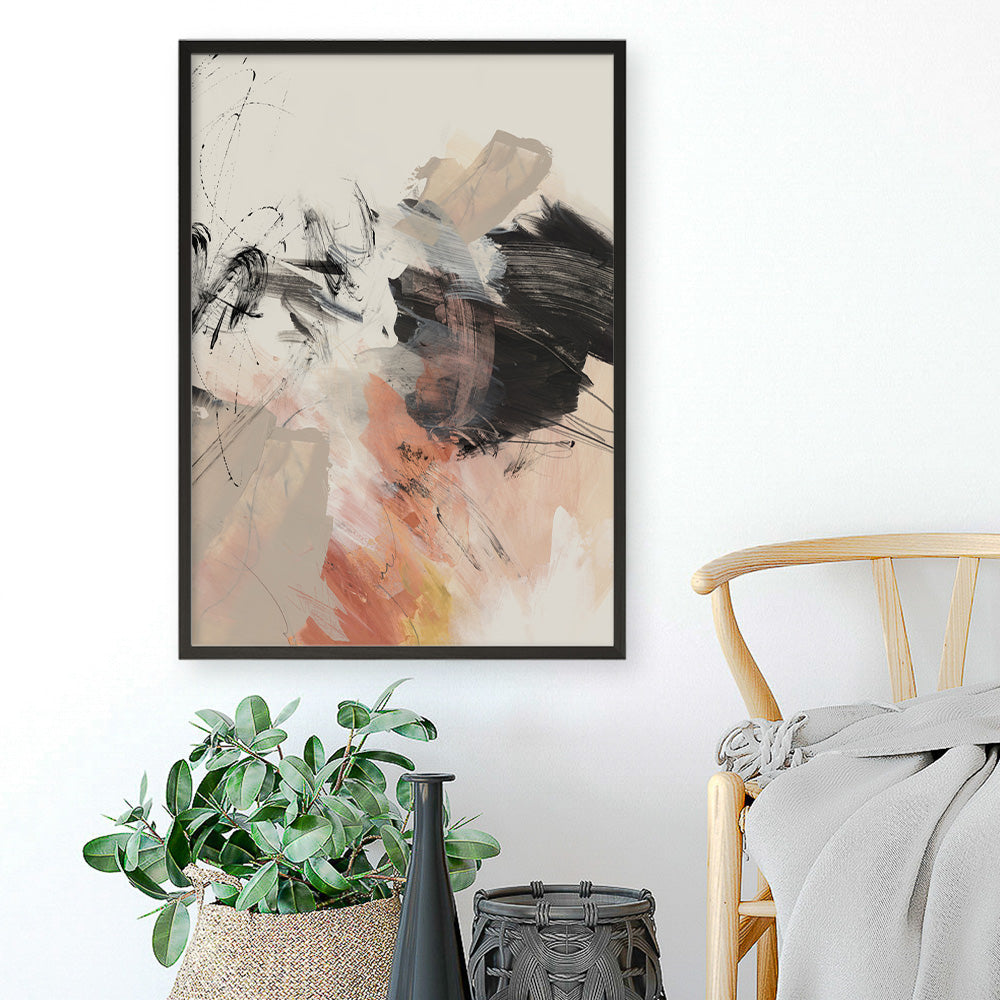Shop Grapefruit II Art Print a painted abstract themed wall art print from The Print Emporium wall artwork collection - Buy Australian made fine art painting style poster and framed prints for the home and your interior decor room, TPE-PC-PI451-AP