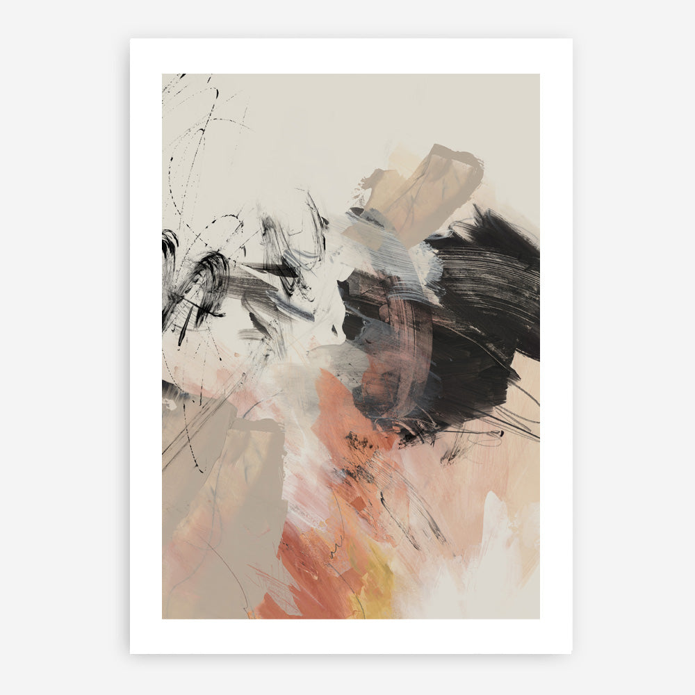 Shop Grapefruit II Art Print a painted abstract themed wall art print from The Print Emporium wall artwork collection - Buy Australian made fine art painting style poster and framed prints for the home and your interior decor room, TPE-PC-PI451-AP