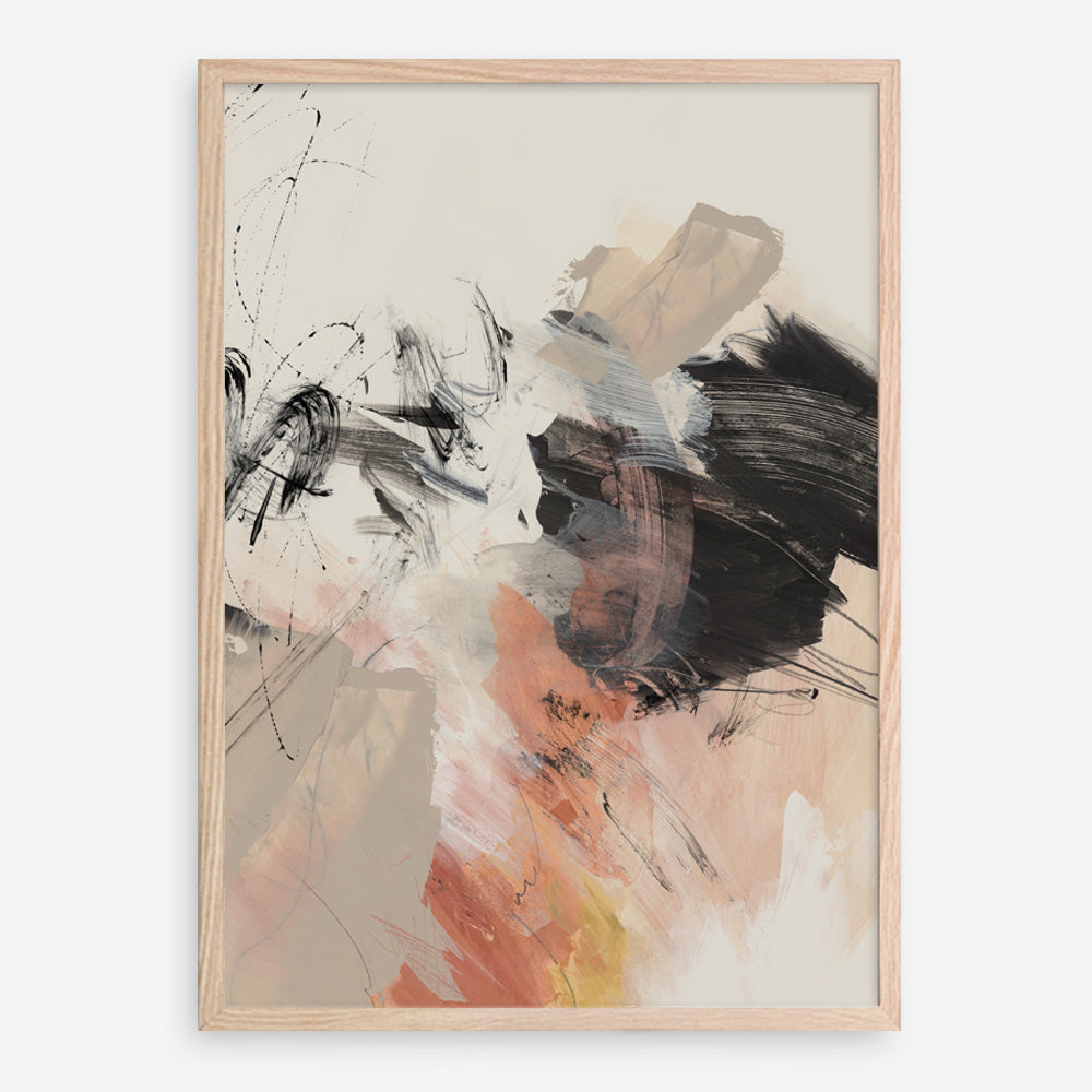 Shop Grapefruit II Art Print a painted abstract themed wall art print from The Print Emporium wall artwork collection - Buy Australian made fine art painting style poster and framed prints for the home and your interior decor room, TPE-PC-PI451-AP