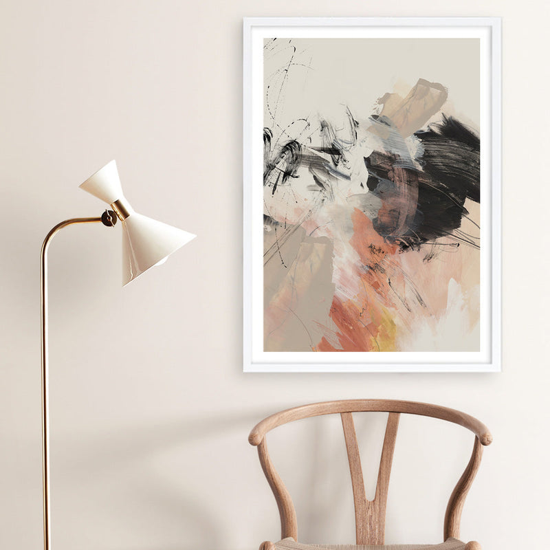 Shop Grapefruit II Art Print a painted abstract themed wall art print from The Print Emporium wall artwork collection - Buy Australian made fine art painting style poster and framed prints for the home and your interior decor room, TPE-PC-PI451-AP
