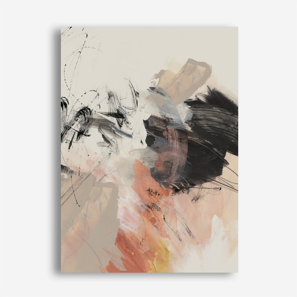 Shop Grapefruit II Canvas Print a painted abstract themed framed canvas wall art print from The Print Emporium artwork collection - Buy Australian made fine art painting style stretched canvas prints for the home and your interior decor space, TPE-PC-PI451-CA-35X46-NF