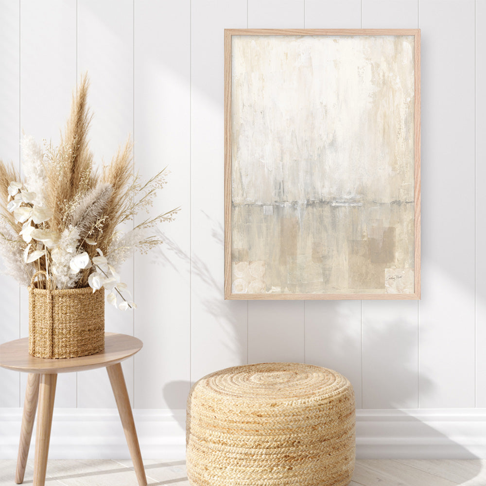 Shop Gray Morning Light I Art Print a painted abstract themed wall art print from The Print Emporium wall artwork collection - Buy Australian made fine art painting style poster and framed prints for the home and your interior decor room, TPE-WA-73655-AP