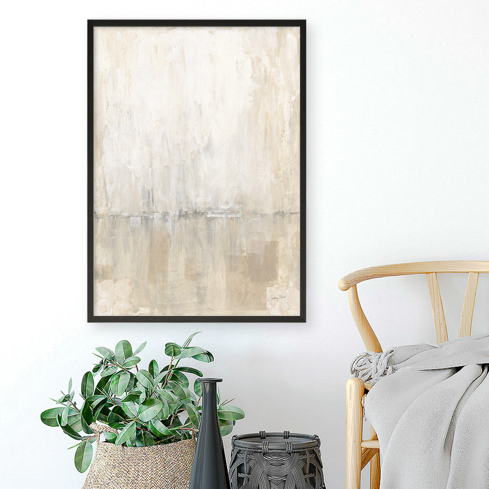 Shop Gray Morning Light I Art Print a painted abstract themed wall art print from The Print Emporium wall artwork collection - Buy Australian made fine art painting style poster and framed prints for the home and your interior decor room, TPE-WA-73655-AP
