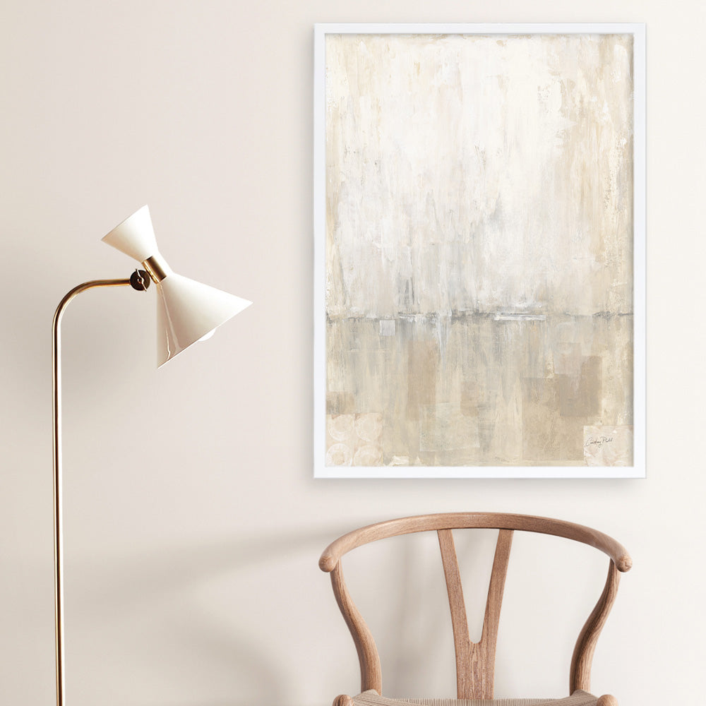 Shop Gray Morning Light I Art Print a painted abstract themed wall art print from The Print Emporium wall artwork collection - Buy Australian made fine art painting style poster and framed prints for the home and your interior decor room, TPE-WA-73655-AP