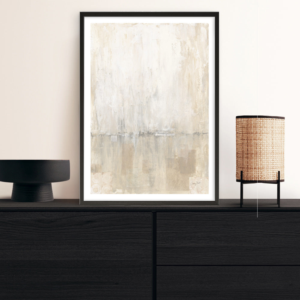 Shop Gray Morning Light I Art Print a painted abstract themed wall art print from The Print Emporium wall artwork collection - Buy Australian made fine art painting style poster and framed prints for the home and your interior decor room, TPE-WA-73655-AP
