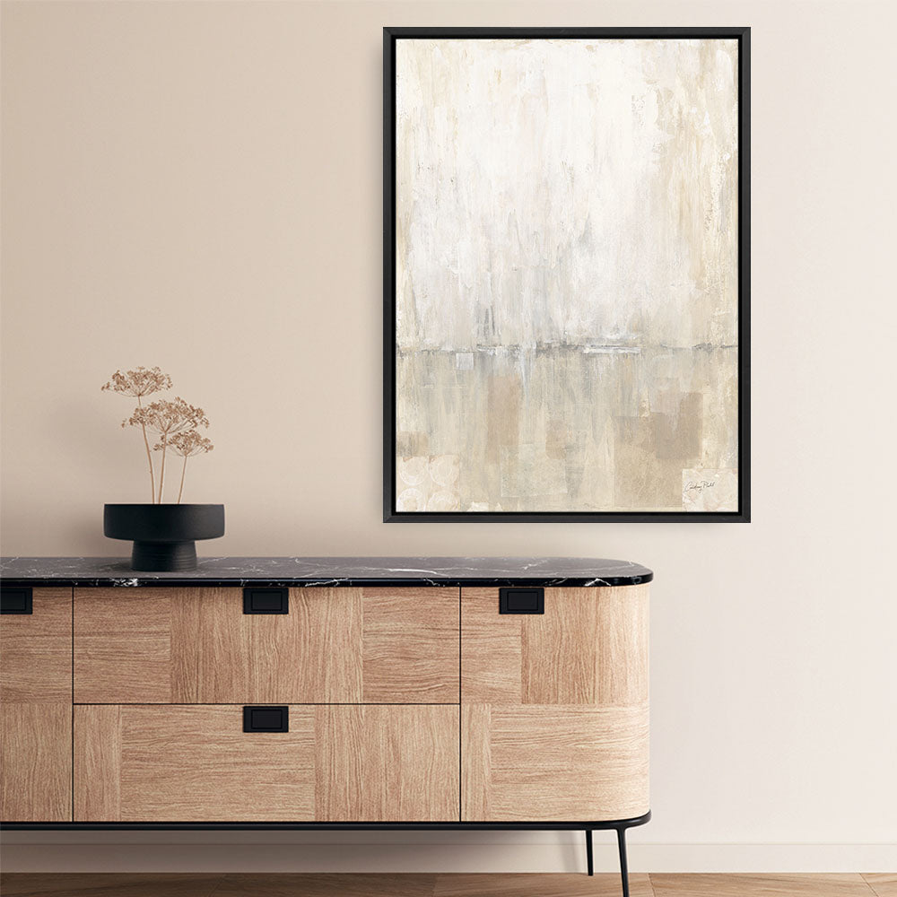 Shop Gray Morning Light I Canvas Print a painted abstract themed framed canvas wall art print from The Print Emporium artwork collection - Buy Australian made fine art painting style stretched canvas prints for the home and your interior decor space, TPE-WA-73655-CA-35X46-NF
