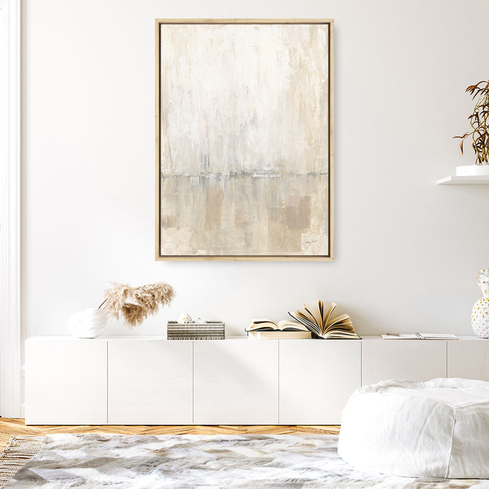 Shop Gray Morning Light I Canvas Print a painted abstract themed framed canvas wall art print from The Print Emporium artwork collection - Buy Australian made fine art painting style stretched canvas prints for the home and your interior decor space, TPE-WA-73655-CA-35X46-NF