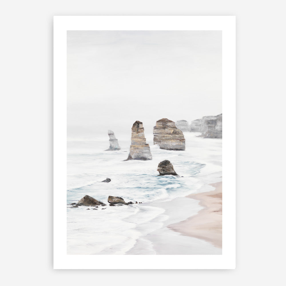 Shop Great Ocean Road I Art Print a coastal themed painted wall art print from The Print Emporium wall artwork collection - Buy Australian made fine art painting style poster and framed prints for the home and your interior decor room, TPE-315-AP