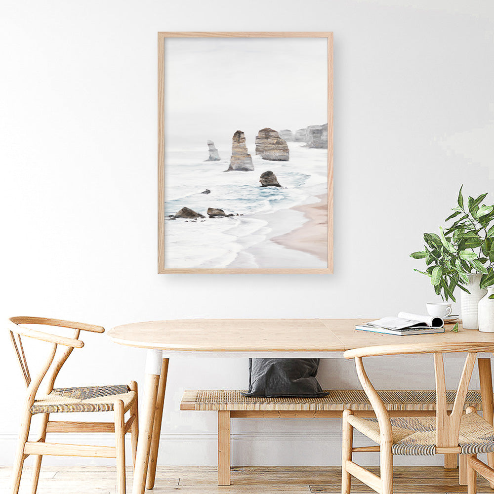 Shop Great Ocean Road I Art Print a coastal themed painted wall art print from The Print Emporium wall artwork collection - Buy Australian made fine art painting style poster and framed prints for the home and your interior decor room, TPE-315-AP