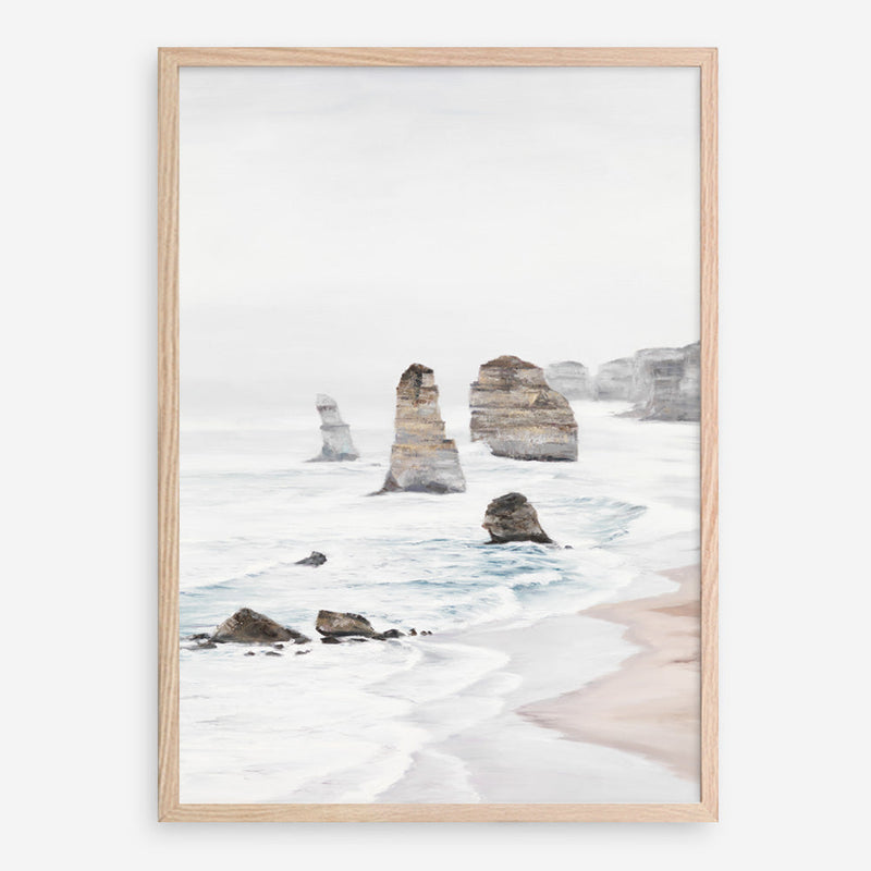 Shop Great Ocean Road I Art Print a coastal themed painted wall art print from The Print Emporium wall artwork collection - Buy Australian made fine art painting style poster and framed prints for the home and your interior decor room, TPE-315-AP