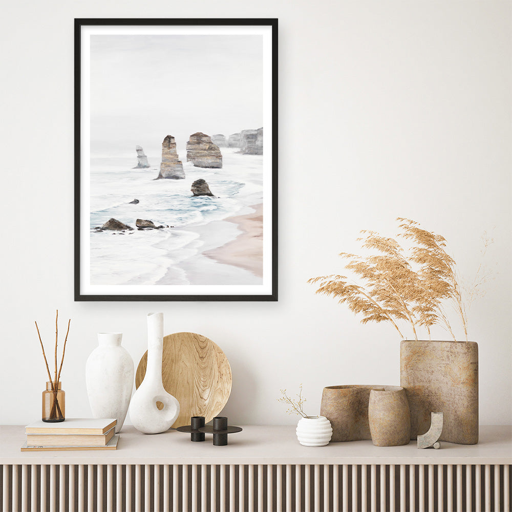 Shop Great Ocean Road I Art Print a coastal themed painted wall art print from The Print Emporium wall artwork collection - Buy Australian made fine art painting style poster and framed prints for the home and your interior decor room, TPE-315-AP