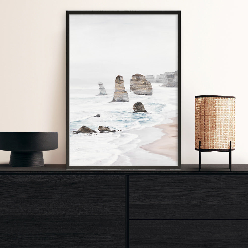 Shop Great Ocean Road I Art Print a coastal themed painted wall art print from The Print Emporium wall artwork collection - Buy Australian made fine art painting style poster and framed prints for the home and your interior decor room, TPE-315-AP
