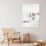 Shop Great Ocean Road I Canvas Print a coastal themed painted framed canvas wall art print from The Print Emporium artwork collection - Buy Australian made fine art painting style stretched canvas prints for the home and your interior decor space, TPE-315-CA-35X46-NF