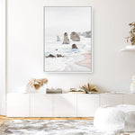 Shop Great Ocean Road I Canvas Print a coastal themed painted framed canvas wall art print from The Print Emporium artwork collection - Buy Australian made fine art painting style stretched canvas prints for the home and your interior decor space, TPE-315-CA-35X46-NF