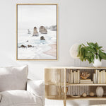 Shop Great Ocean Road I Canvas Print a coastal themed painted framed canvas wall art print from The Print Emporium artwork collection - Buy Australian made fine art painting style stretched canvas prints for the home and your interior decor space, TPE-315-CA-35X46-NF