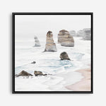 Shop Great Ocean Road I (Square) Canvas Print a coastal themed painted framed canvas wall art print from The Print Emporium artwork collection - Buy Australian made fine art painting style stretched canvas prints for the home and your interior decor space, TPE-948-CA-40X40-NF