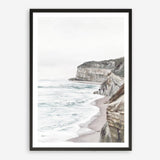 Shop Great Ocean Road II Art Print a coastal themed painted wall art print from The Print Emporium wall artwork collection - Buy Australian made fine art painting style poster and framed prints for the home and your interior decor room, TPE-385-AP