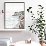 Shop Great Ocean Road II Art Print a coastal themed painted wall art print from The Print Emporium wall artwork collection - Buy Australian made fine art painting style poster and framed prints for the home and your interior decor room, TPE-385-AP