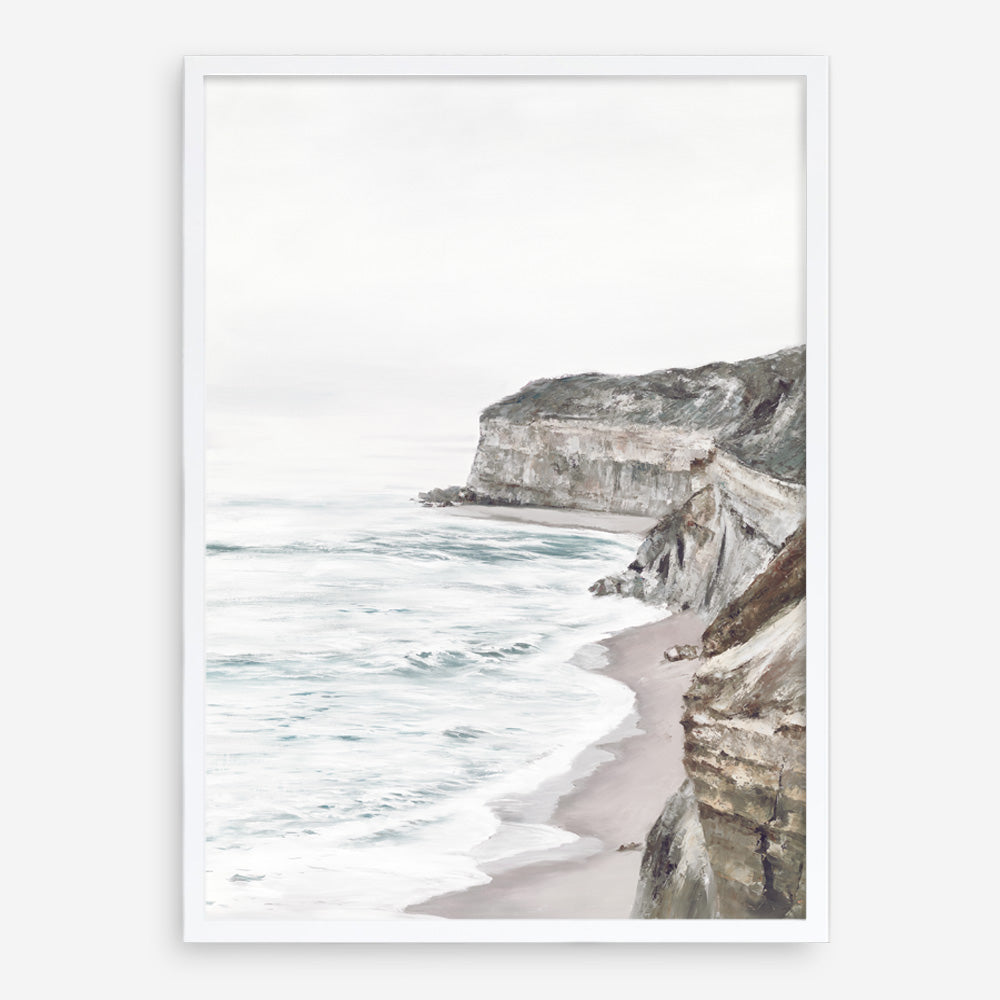 Shop Great Ocean Road II Art Print a coastal themed painted wall art print from The Print Emporium wall artwork collection - Buy Australian made fine art painting style poster and framed prints for the home and your interior decor room, TPE-385-AP