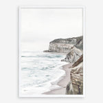 Shop Great Ocean Road II Art Print a coastal themed painted wall art print from The Print Emporium wall artwork collection - Buy Australian made fine art painting style poster and framed prints for the home and your interior decor room, TPE-385-AP