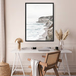 Shop Great Ocean Road II Canvas Print a coastal themed painted framed canvas wall art print from The Print Emporium artwork collection - Buy Australian made fine art painting style stretched canvas prints for the home and your interior decor space, TPE-385-CA-35X46-NF