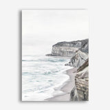 Shop Great Ocean Road II Canvas Print a coastal themed painted framed canvas wall art print from The Print Emporium artwork collection - Buy Australian made fine art painting style stretched canvas prints for the home and your interior decor space, TPE-385-CA-35X46-NF