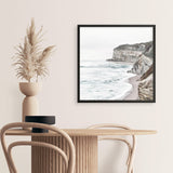 Shop Great Ocean Road II (Square) Art Print a coastal themed painted wall art print from The Print Emporium wall artwork collection - Buy Australian made fine art painting style poster and framed prints for the home and your interior decor room, TPE-949-AP