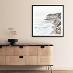 Shop Great Ocean Road II (Square) Art Print a coastal themed painted wall art print from The Print Emporium wall artwork collection - Buy Australian made fine art painting style poster and framed prints for the home and your interior decor room, TPE-949-AP