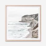 Shop Great Ocean Road II (Square) Art Print a coastal themed painted wall art print from The Print Emporium wall artwork collection - Buy Australian made fine art painting style poster and framed prints for the home and your interior decor room, TPE-949-AP