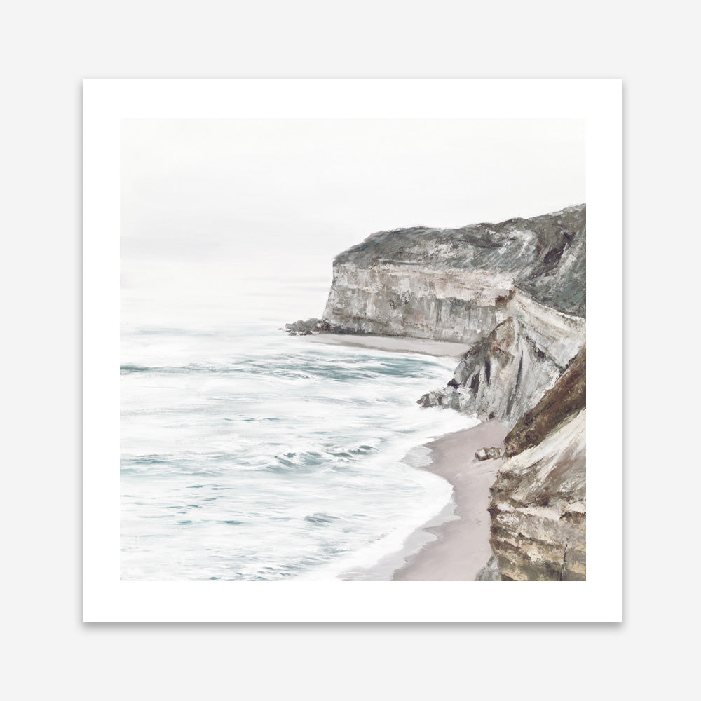 Shop Great Ocean Road II (Square) Art Print a coastal themed painted wall art print from The Print Emporium wall artwork collection - Buy Australian made fine art painting style poster and framed prints for the home and your interior decor room, TPE-949-AP