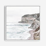 Shop Great Ocean Road II (Square) Canvas Print a coastal themed painted framed canvas wall art print from The Print Emporium artwork collection - Buy Australian made fine art painting style stretched canvas prints for the home and your interior decor space, TPE-949-CA-40X40-NF