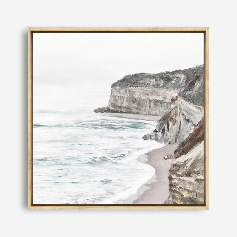 Shop Great Ocean Road II (Square) Canvas Print a coastal themed painted framed canvas wall art print from The Print Emporium artwork collection - Buy Australian made fine art painting style stretched canvas prints for the home and your interior decor space, TPE-949-CA-40X40-NF