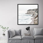Shop Great Ocean Road II (Square) Canvas Print a coastal themed painted framed canvas wall art print from The Print Emporium artwork collection - Buy Australian made fine art painting style stretched canvas prints for the home and your interior decor space, TPE-949-CA-40X40-NF