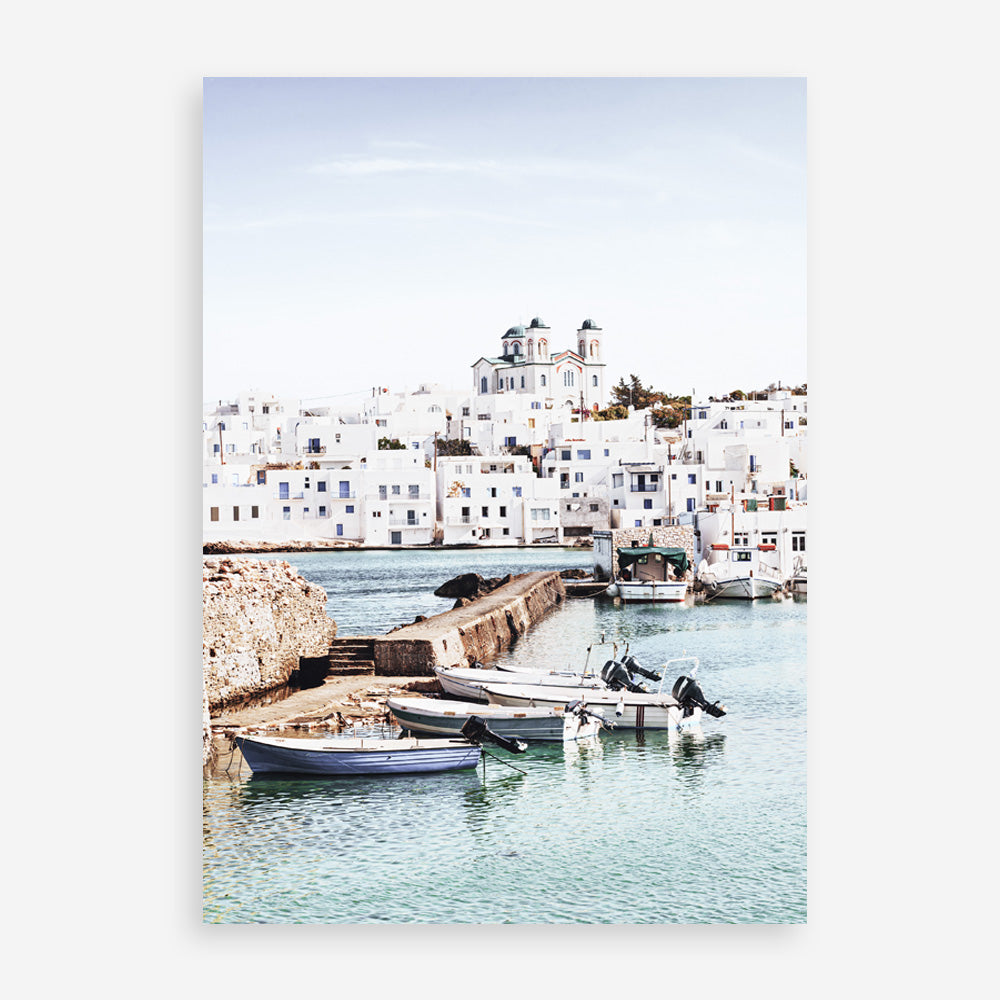 Shop Grecian Port I Photo Art Print a coastal themed photography wall art print from The Print Emporium wall artwork collection - Buy Australian made fine art poster and framed prints for the home and your interior decor, TPE-1198-AP